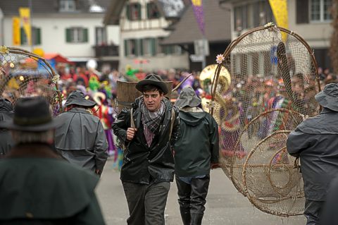 Ermatinger Groppenfasnacht. Der Umzug findet allerdings nur alle drei Jahre statt � Das n�chste Mal 2013. Bild: Chris Denneffel