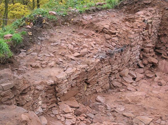 Ringwall beim ehem. Kloster Limburg © Th. Kreckel