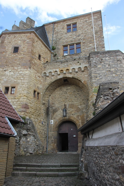 Schloss Alzey, Tortum, unter Kurf&uuml;rst Friedrich I. (1449 - 1476) errichtet