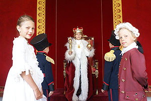 Kinder im Kinderreich von Schloss Ludwigburg