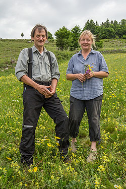 Norbert Schneider und Sabine Schmidt, Milchmattenhof Münstertal