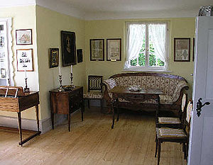 Meersburg, Fürstenhäusle, Wohnbereich der Annette von Droste-Hülshoff