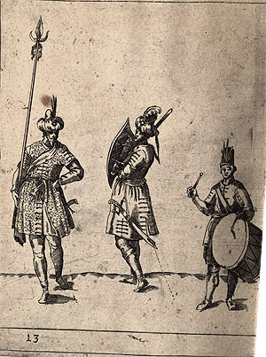 "Türkische" Janitscharen aus dem Turnier-Karoussel.