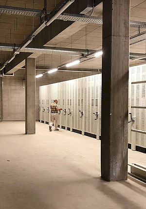 Das neue Museumsdepot des Dreiländermuseums in Lörrach. Außen- und Innenansicht. © Dreiländermuseum Lörrach / Fotos: Markus Moehring.