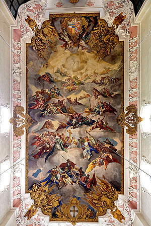Deckenfreko in der Schlosskirche. Foto DOM/ Holger Schmitt