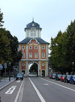 Damianstor der Bruchsaler Schlossanlage, das für den Kunstverein namengebende Objekt. Foto: kulturer.be