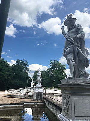 Schlossgarten Bruchsal: Figurengalerie. Foto: kulturer.be