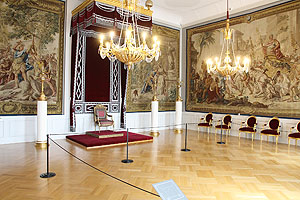 Schloss Mannheim, Thronsaal des badischen Großherzogs. Foto: kulturer.be