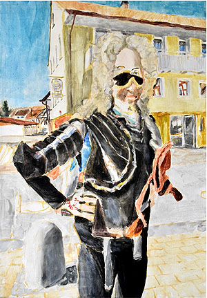 Marion Anna Simon: Allongeperücke. Foto: Marion Anna Simon.