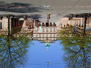 Schloss Rastatt, Ehrenhof mit Corps de Logis. Foto: kulturer.be