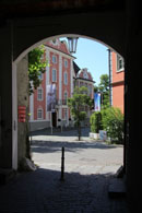 Schlossplatz und Neues Schloss Meersburg
